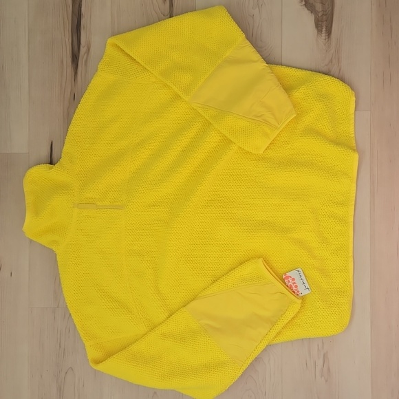 NWT FP Movement Ziggy Zip Up Fleece, Yellow, Size XS - Picture 3 of 4